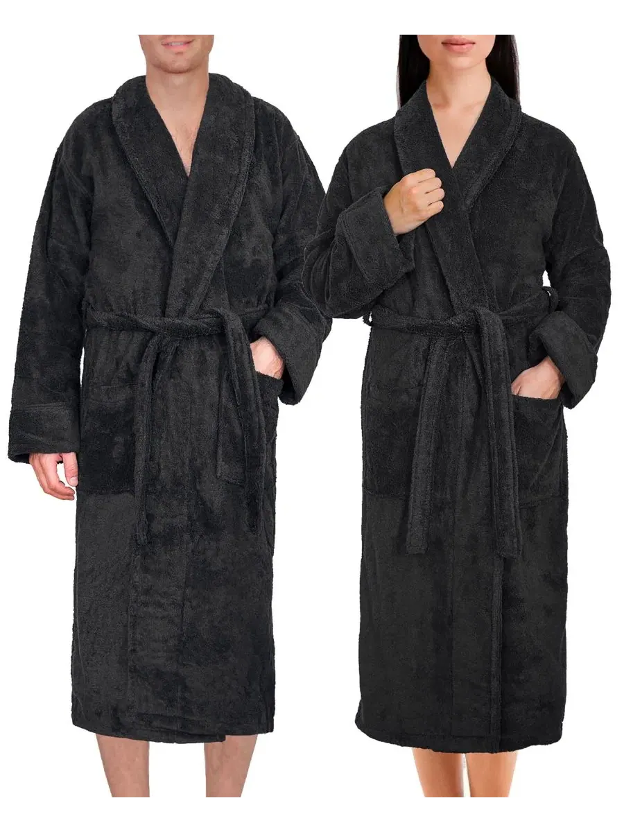 Халат махровый с шалевым воротником American Soft Linen