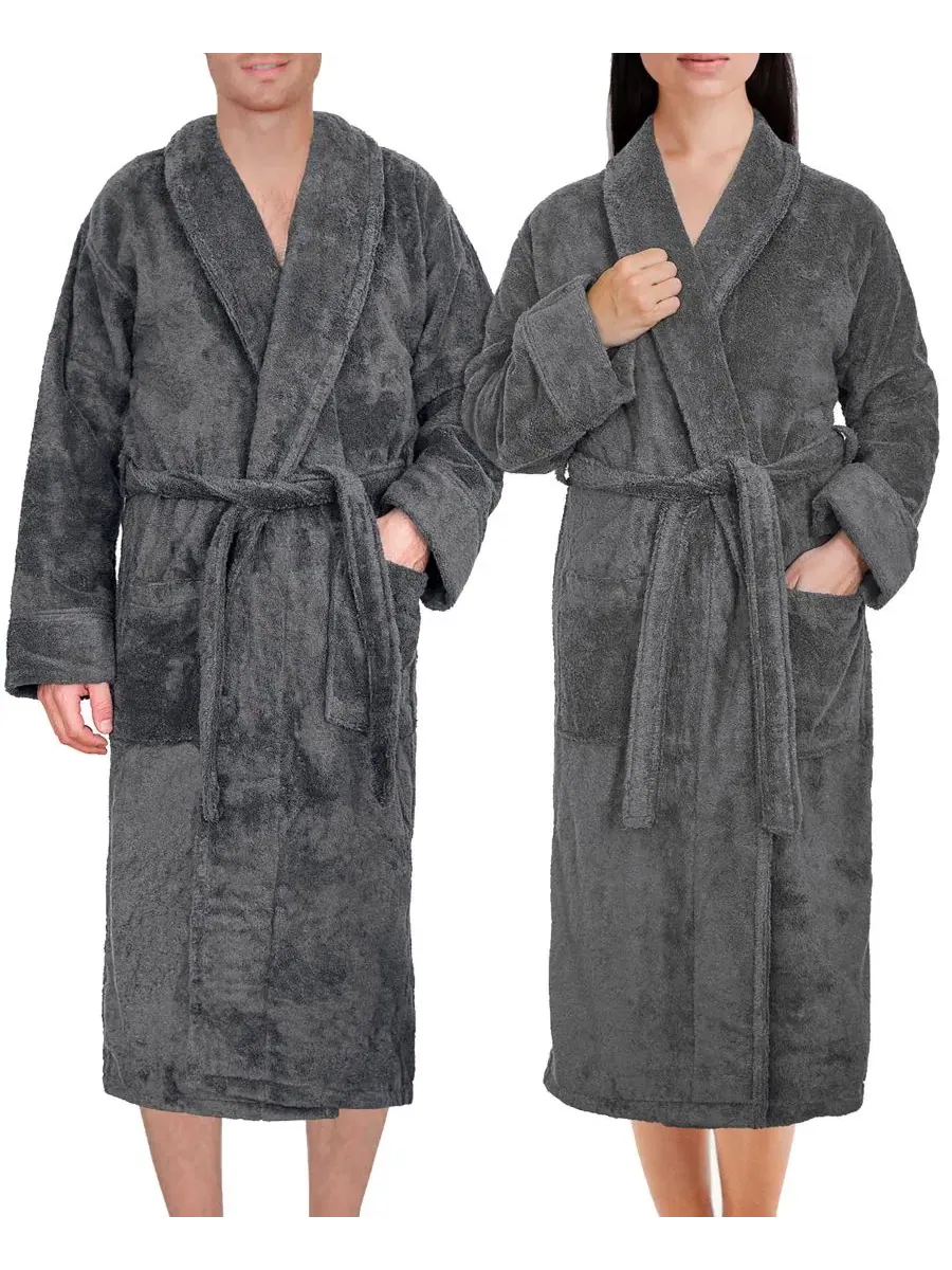 Халат махровый с шалевым воротником American Soft Linen