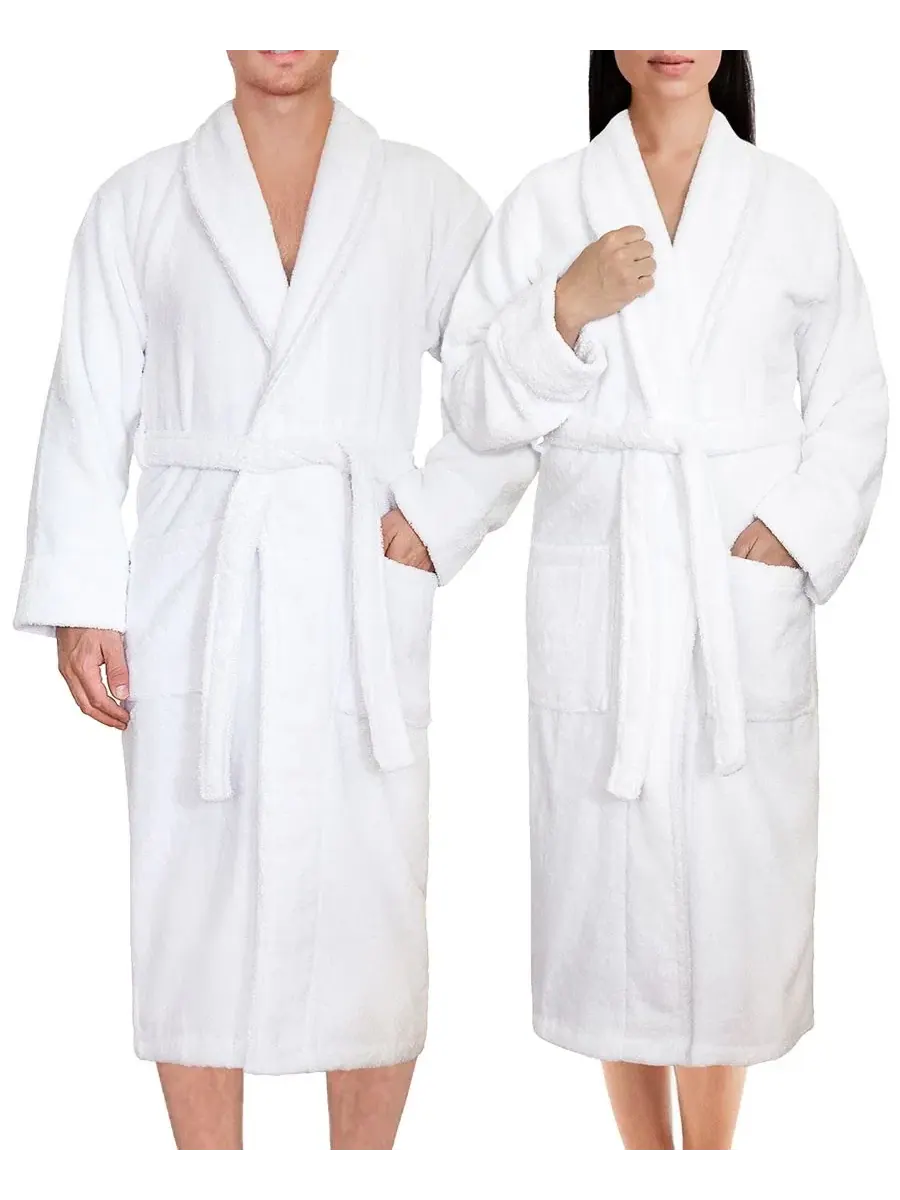 Халат махровый с воротником-шалью American Soft Linen