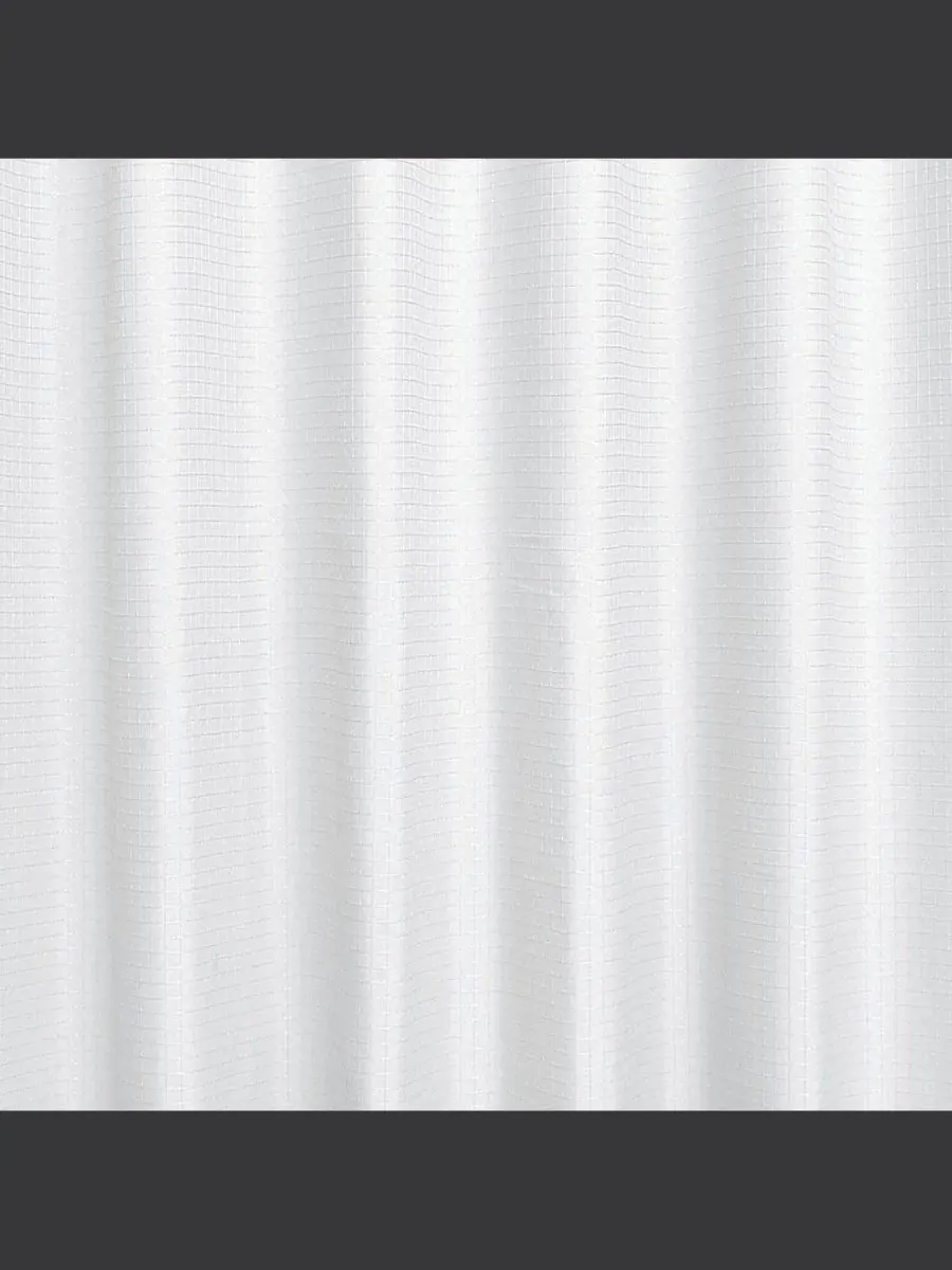 Шторка для ванной из полиэстера с вафельной текстурой RT Designers Collection — изображение 4 из 4, белый