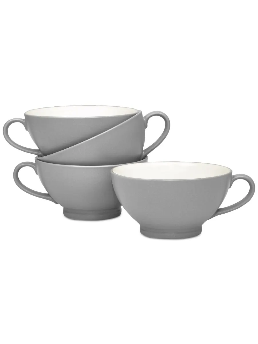 Набор из 4 мисок с ручками Colorwave Noritake — изображение 1 из 1, серый
