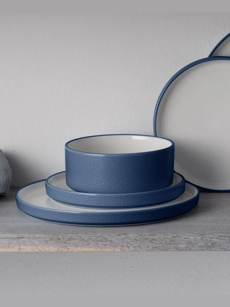 Набор посуды Colortex Stone из 4 предметов Noritake — изображение 7 из 8, синий