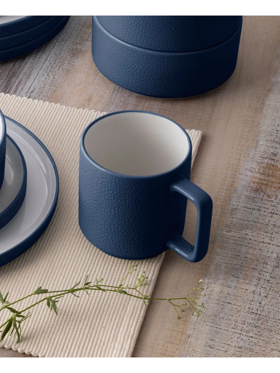 Набор посуды Colortex Stone из 4 предметов Noritake — изображение 8 из 8, синий