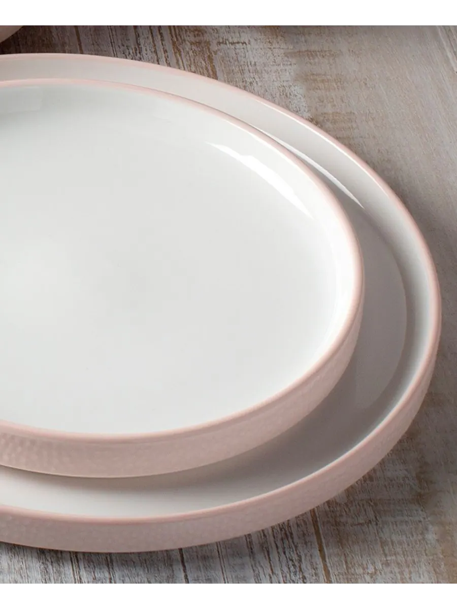 Набор посуды Colortex Stone из 4 предметов Noritake — изображение 4 из 10, пудровый розовый