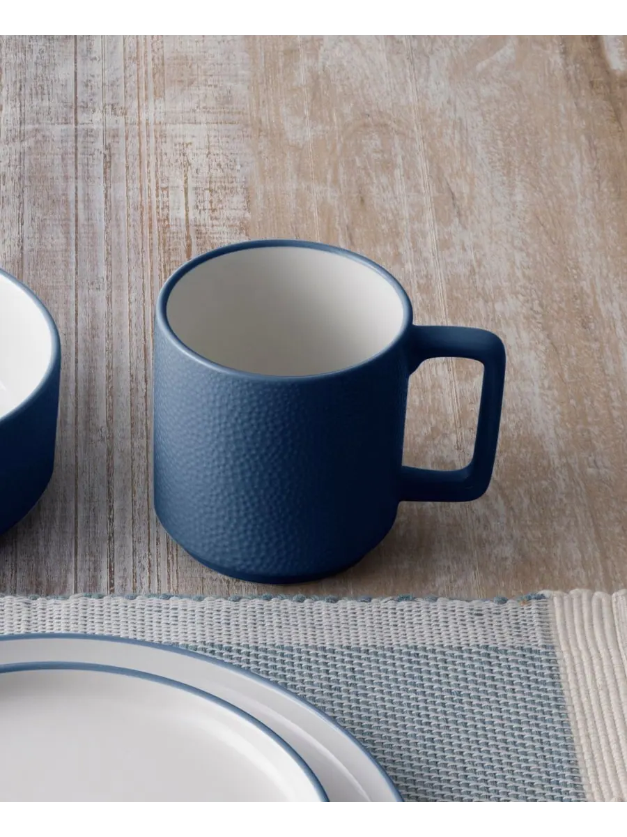 Набор посуды Colortex Stone из 4 предметов Noritake — изображение 9 из 10, пудровый розовый