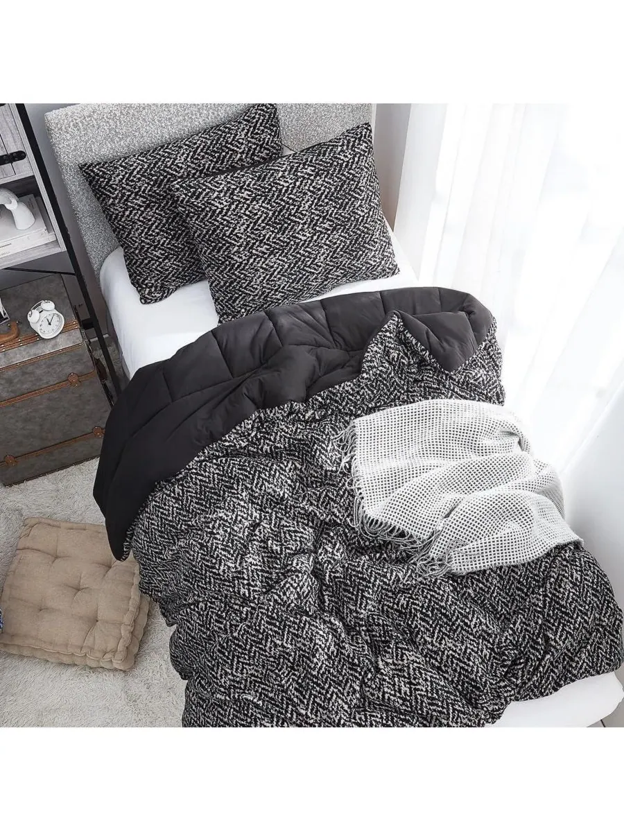 Идеальное одеяло большого размера для создания уюта Coma Inducer, Black gray, Twin XL — изображение 3 из 4, черный серый