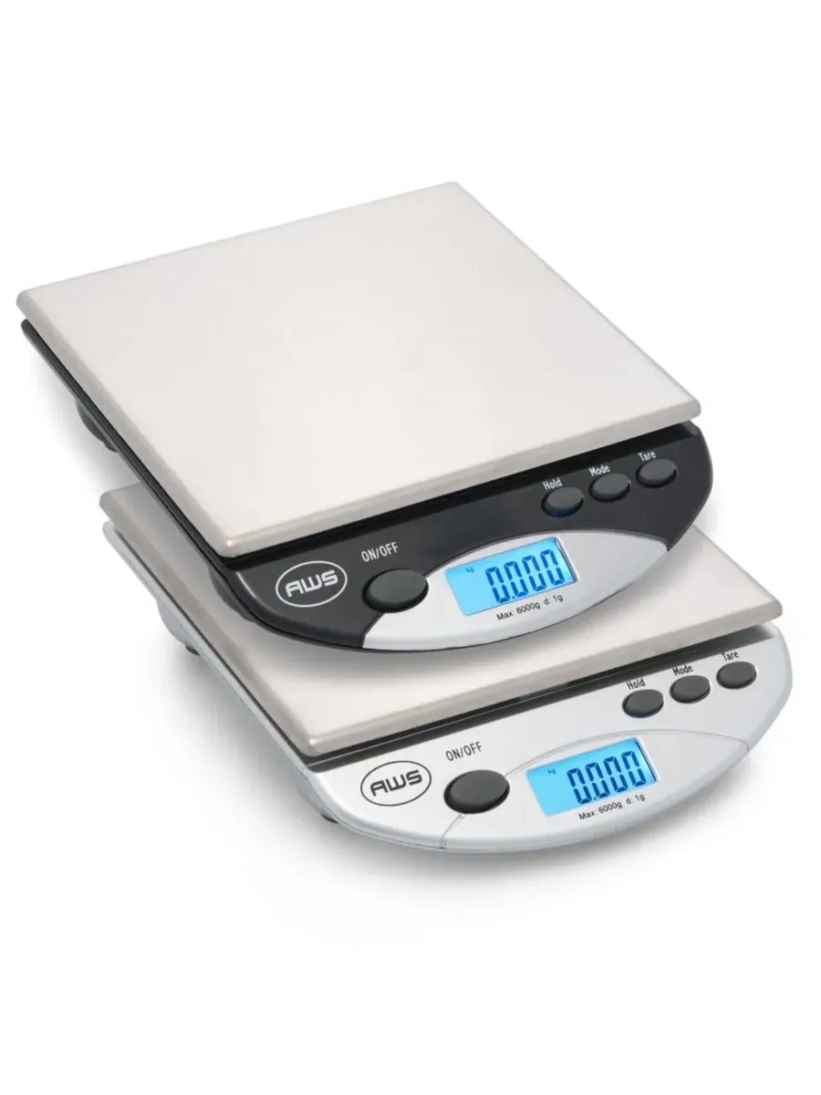 Компактные цифровые настольные весы AMW-13, 6 л x 0,0 л American Weigh Scales — изображение 2 из 5, серебряный