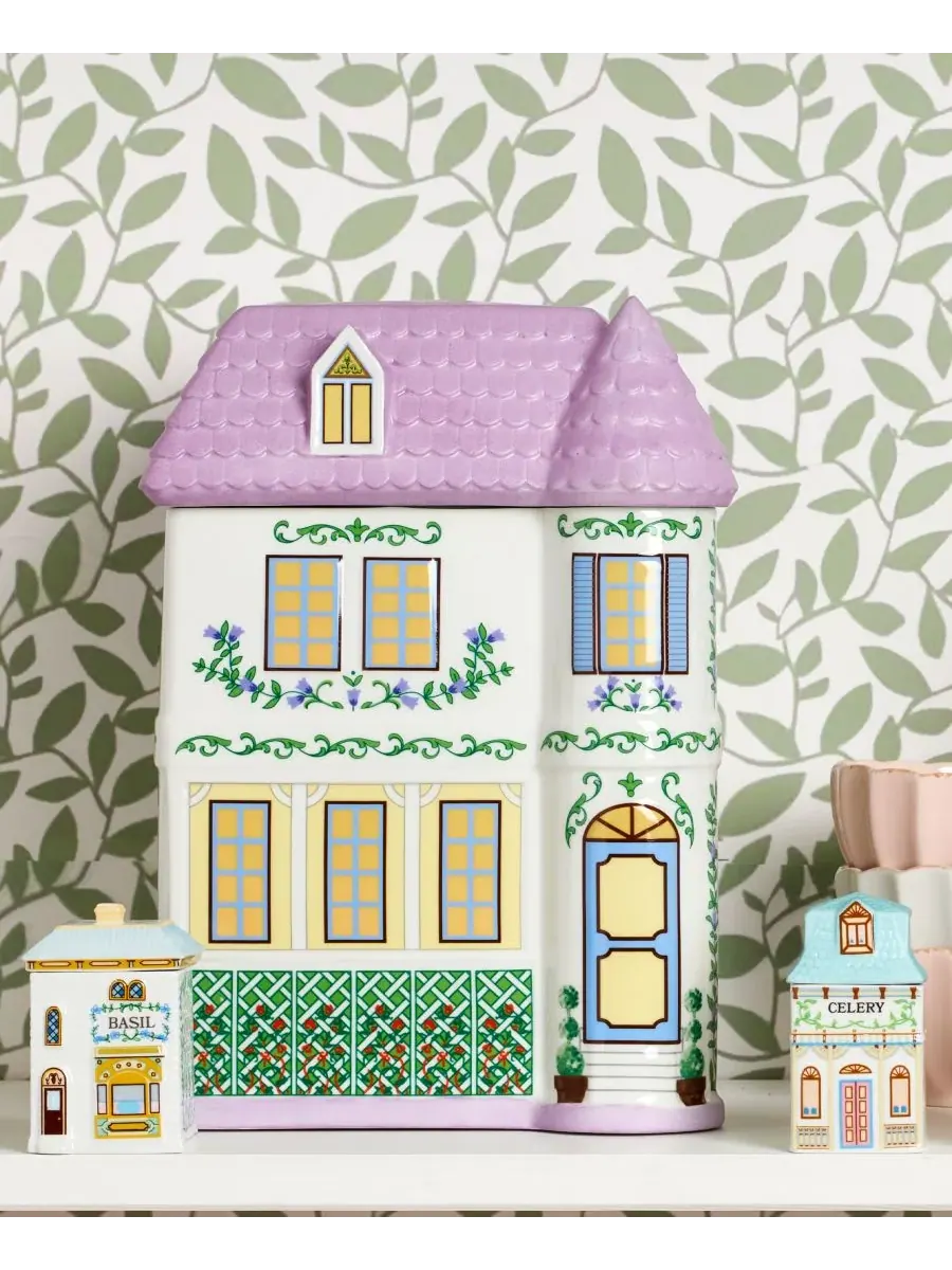 Набор из 3 банок для хранения продуктов для игры Village 2nd Edition House Lenox — изображение 5 из 7, мульти