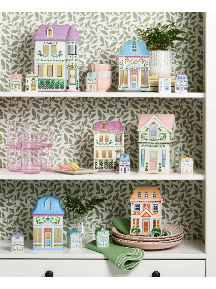 Декоративные тарелки с изображением дома из серии Village 2nd Edition, набор из 4 штук Lenox — изображение 7 из 7, мульти