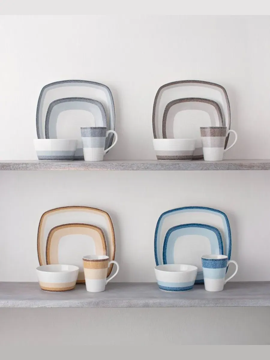 Набор посуды из 4 предметов Noritake Colorscapes Layers, небесный — изображение 5 из 10