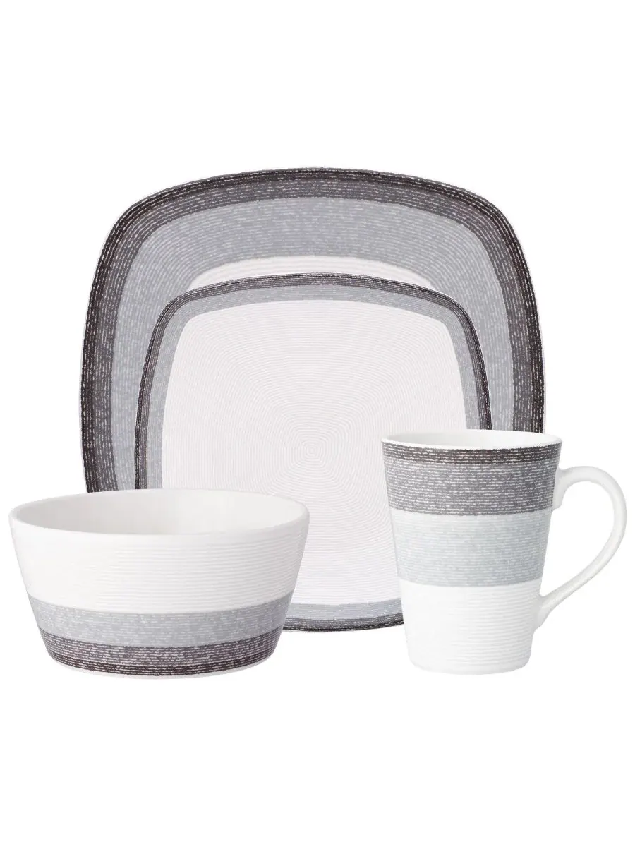 Набор посуды из 4 предметов Noritake Colorscapes Layers