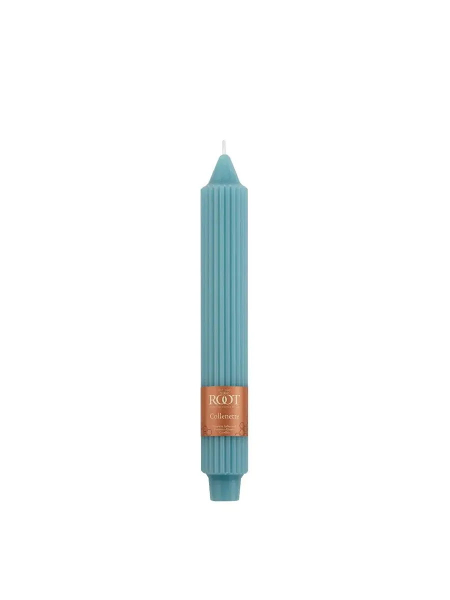 Набор из 4 конусных свечей Grecian Collenette 23 см Root Candles — изображение 2 из 3, небесный