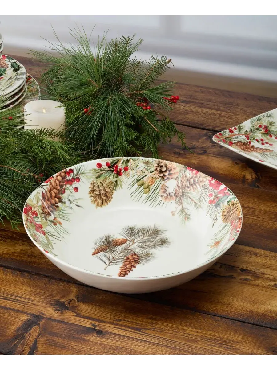Сервировочная миска Woodland Serving Bowl Certified International — изображение 3 из 3, мульти