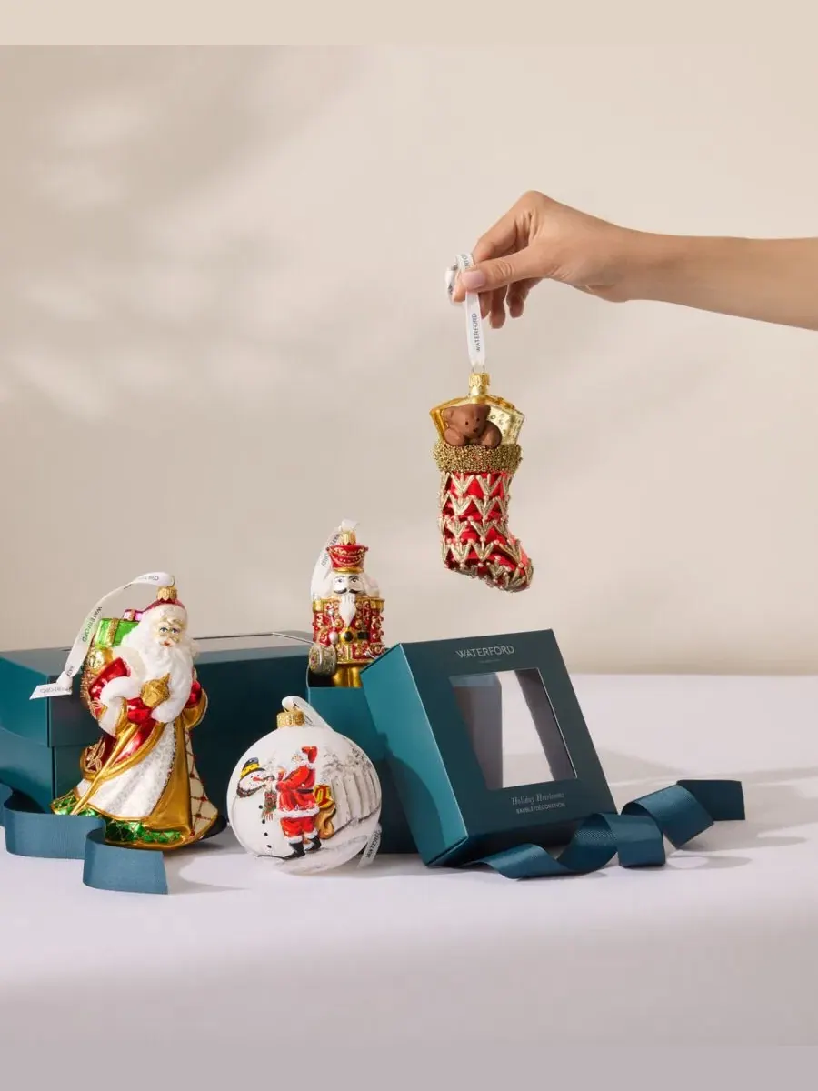 Елочная игрушка-носок Holiday Heirlooms Red Waterford — изображение 3 из 3, мульти