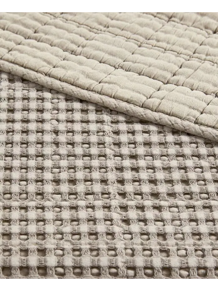 Классические комплекты покрывал Mills Waffle Levtex — изображение 2 из 14, серый