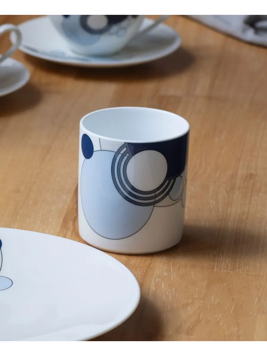 Noritake Стакан Frank Lloyd Wright Imperial Cabaret Blue, 13 унций — изображение 3 из 8, синий