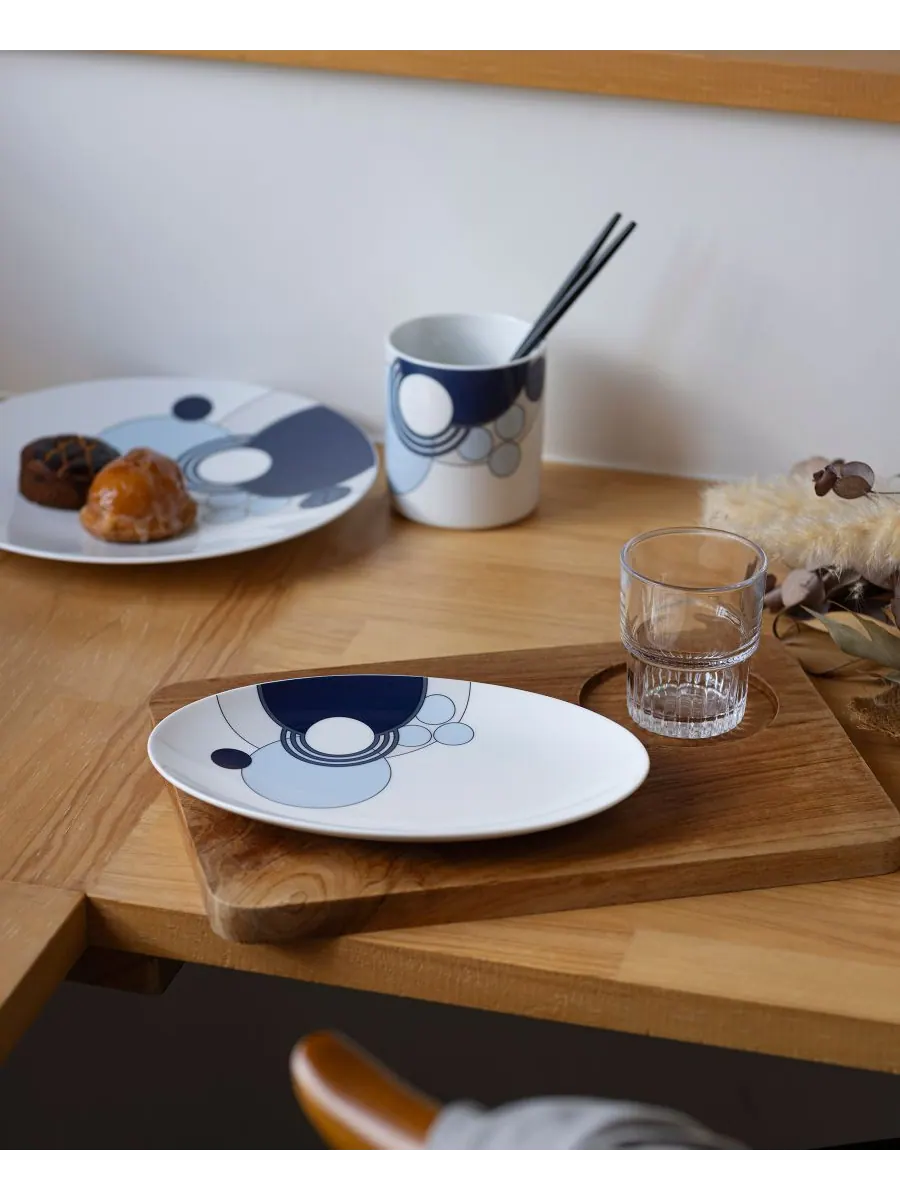 Noritake Стакан Frank Lloyd Wright Imperial Cabaret Blue, 13 унций — изображение 8 из 8, синий