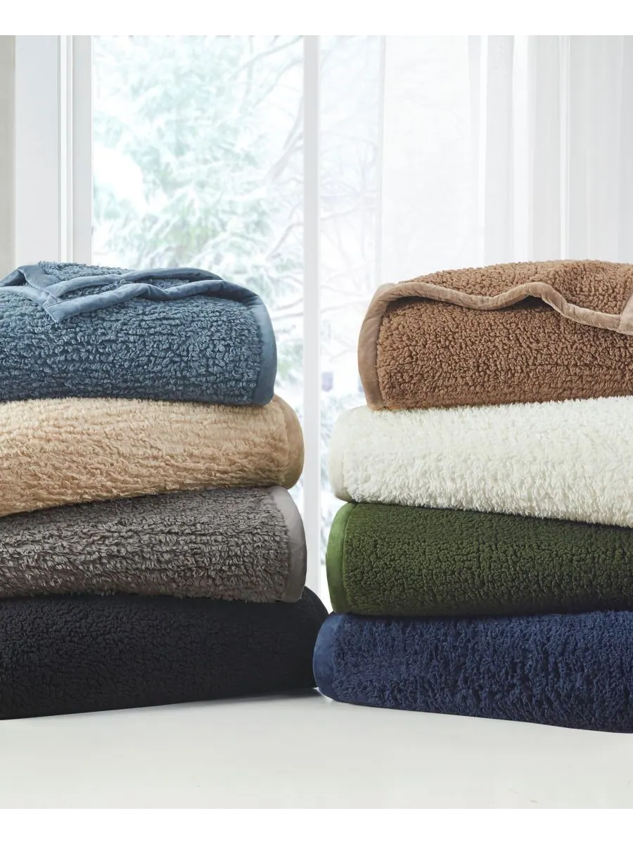 Берберское одеяло burlington, размер twin Woolrich — изображение 4 из 4, коричневый