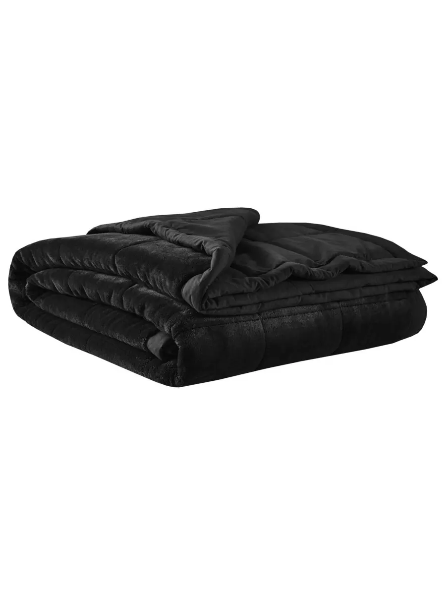Двустороннее плюшевое одеяло coleman plush heiq smart temperature с наполнителем, имитирующим пух — изображение 5 из 8
