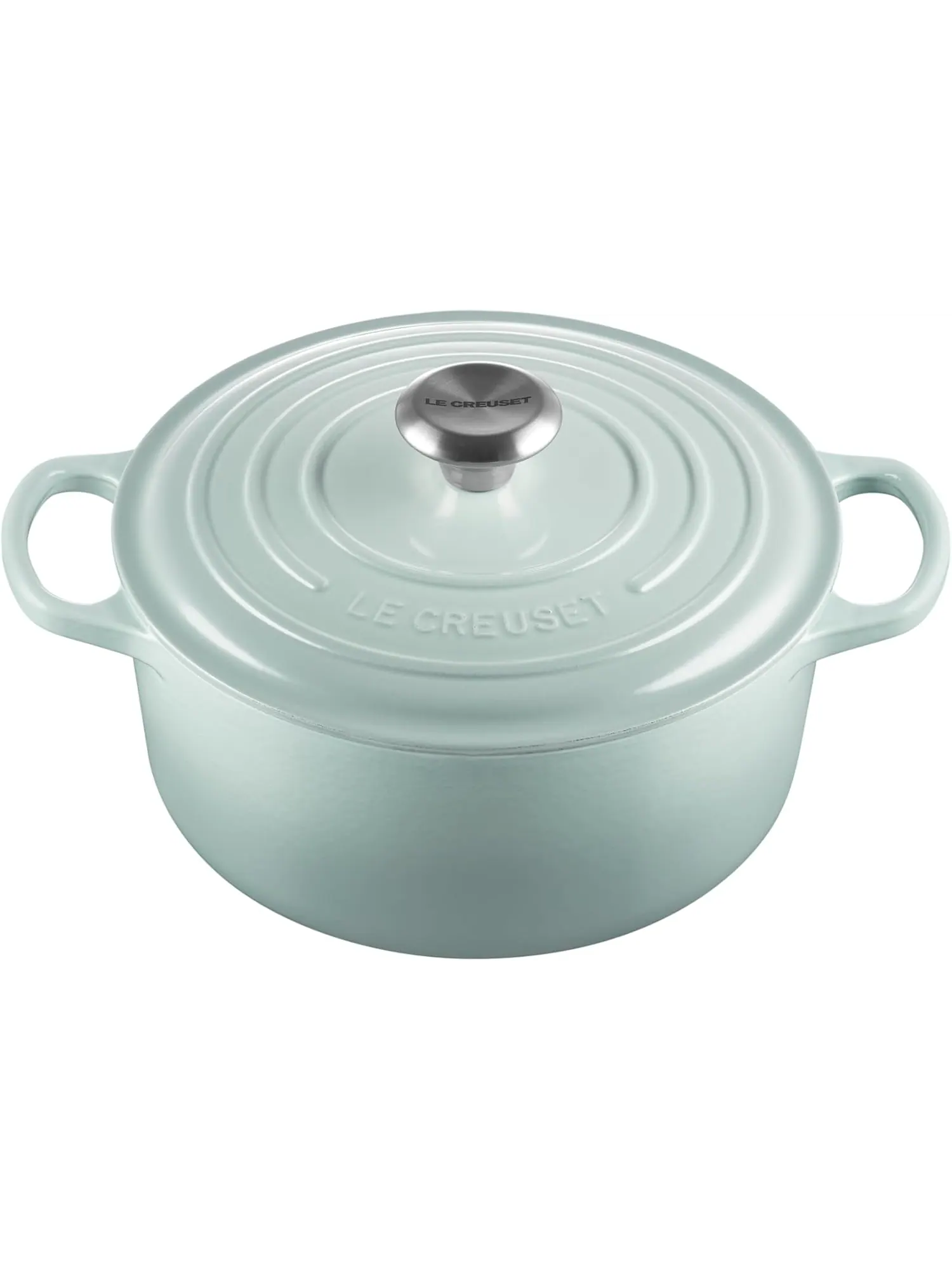 Кастрюля круглая Le Creuset Signature, 4,2 л, 24 см — серый