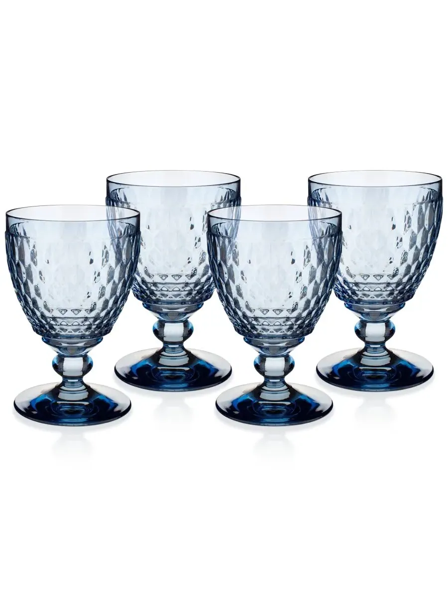 Бостонская коллекция стеклянной посуды Villeroy & Boch — синий