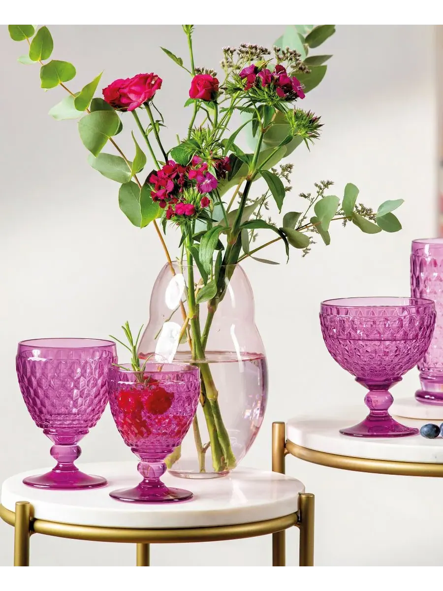 Бостонская коллекция стеклянной посуды Villeroy & Boch, ягодный — изображение 3 из 3, фиолетовый