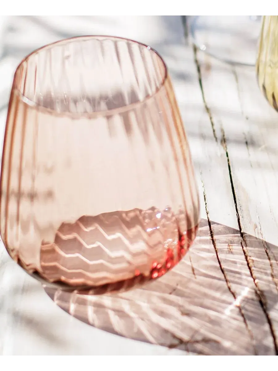 Бокал Francesca Collection VIETRI — изображение 3 из 10, розовый