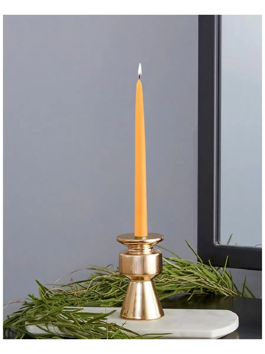Набор свечей 9 дюймов, 12 шт ROOT CANDLES — изображение 2 из 2, коричневый