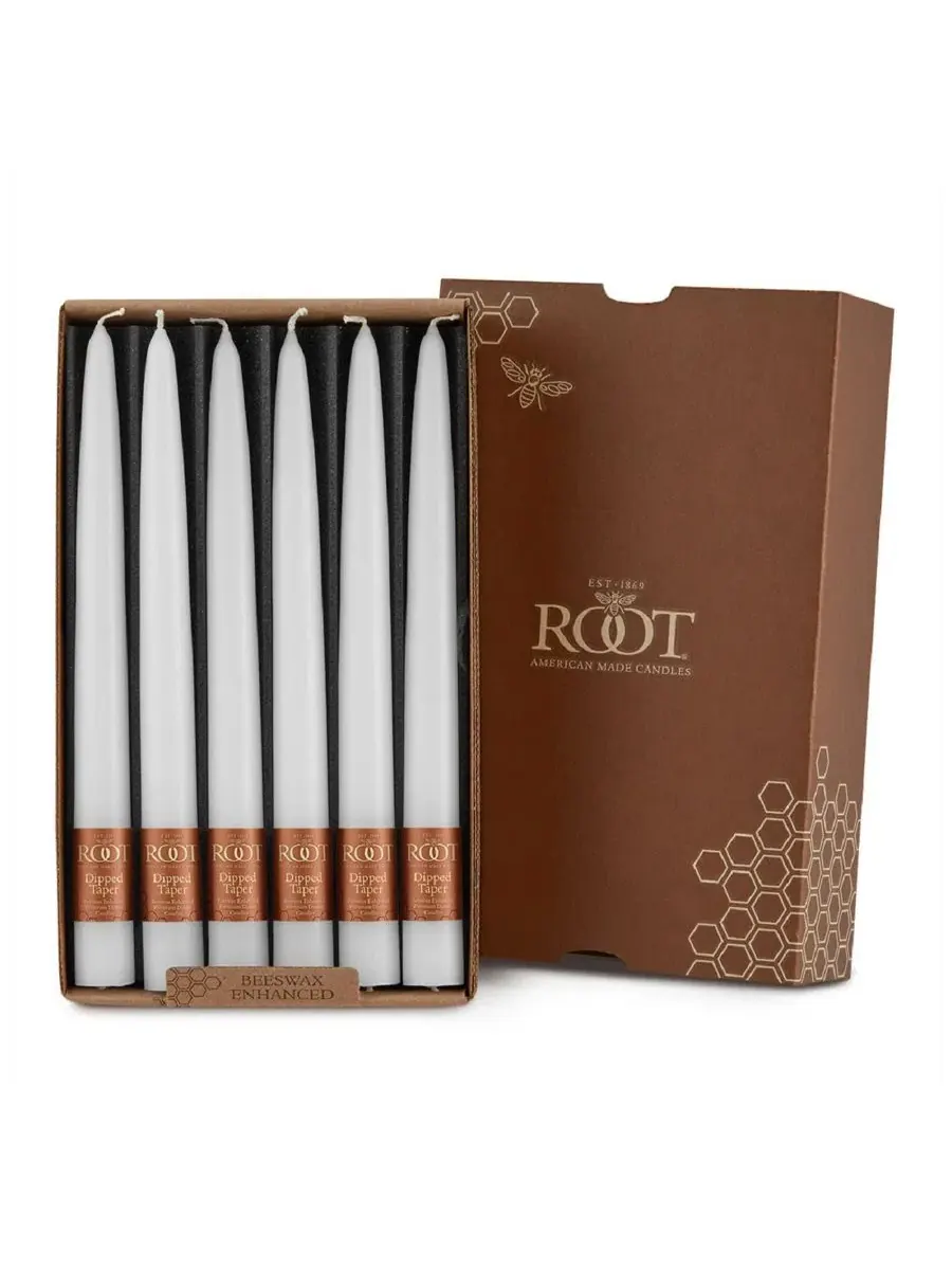 Набор свечей Taper 9" Candle Set, 12 штук ROOT CANDLES