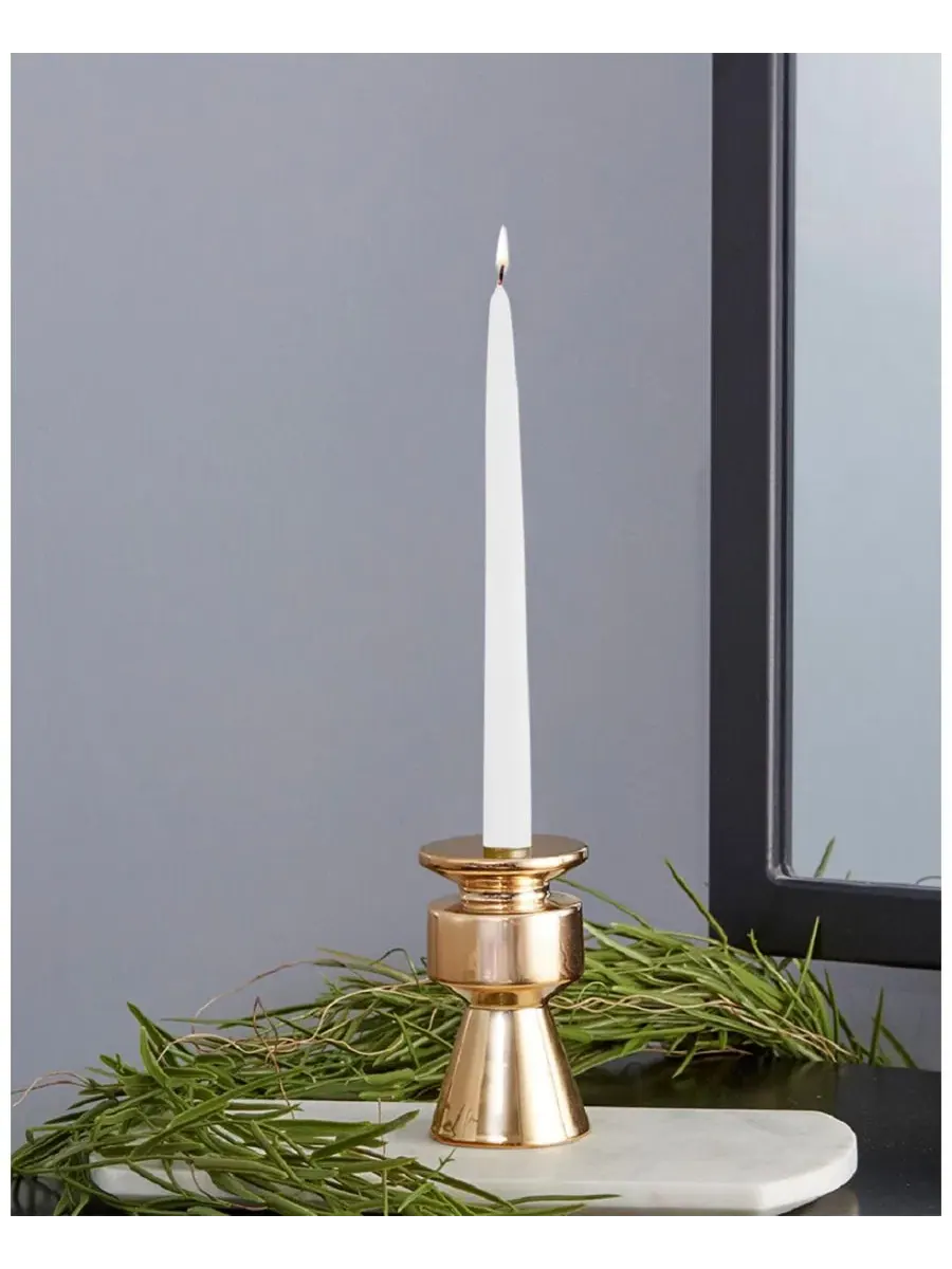 Набор свечей Taper 9" Candle Set, 12 штук ROOT CANDLES — изображение 2 из 3, белый