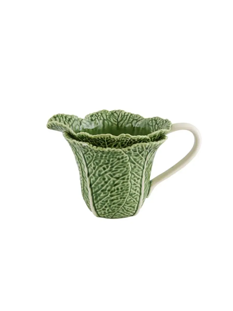 Кувшин с рисунком капусты Cabbage Pitcher Bordallo Pinheiro — зеленый