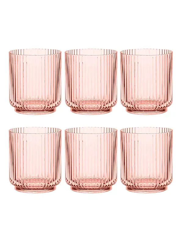 Двойные старомодные кобальтовые стаканы Mesa, набор из 6 штук Abode Homewares