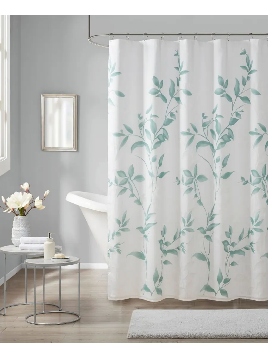 Шторка для душа Cecily, 72" x 72" Madison Park — изображение 1 из 4, морская пена