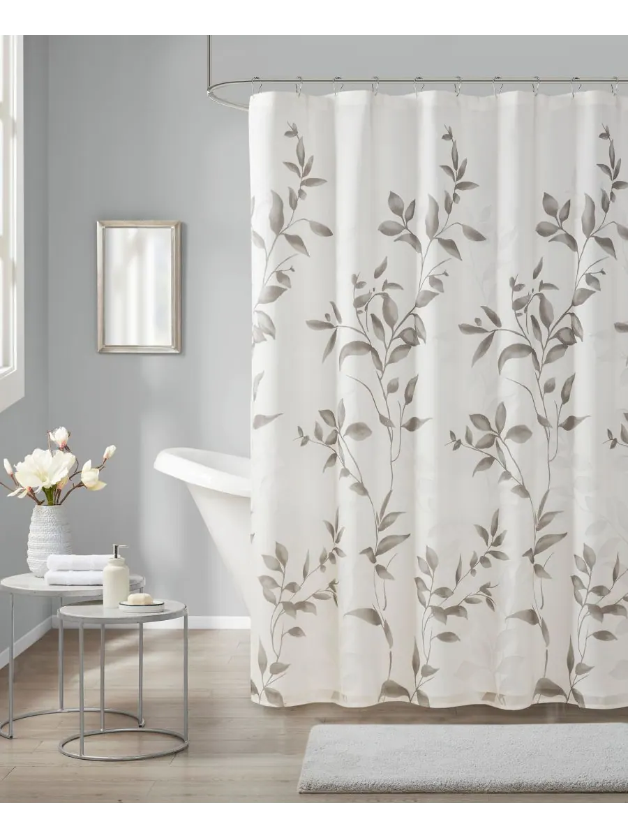 Шторка для душа Cecily, 72" x 72" Madison Park — изображение 1 из 5, серый