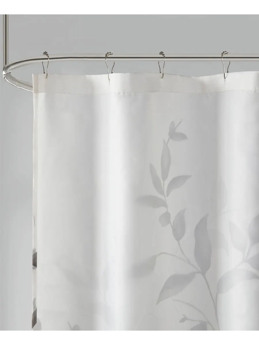 Шторка для душа Cecily, 72" x 72" Madison Park — изображение 4 из 5, серый