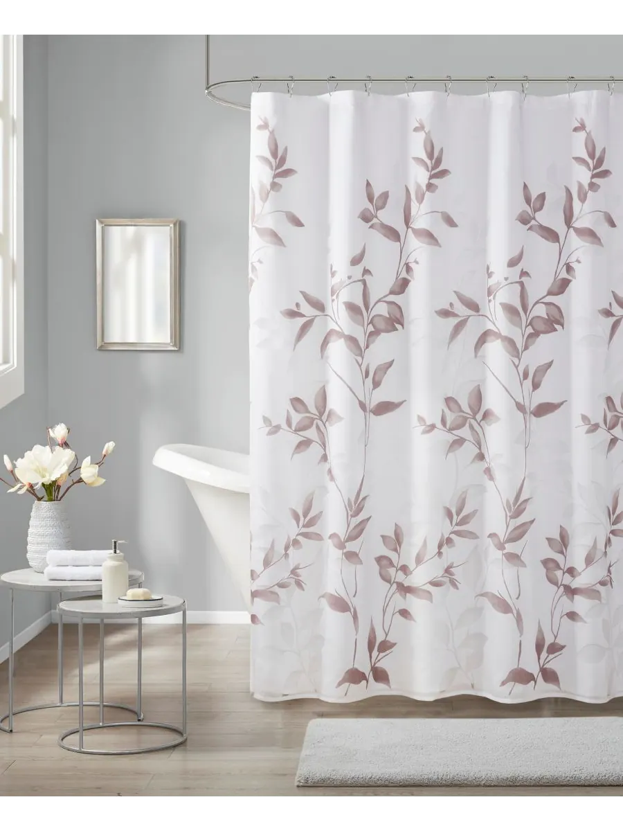 Шторка для душа Cecily, 72" x 72" Madison Park, сиреневый — изображение 1 из 4, сирень