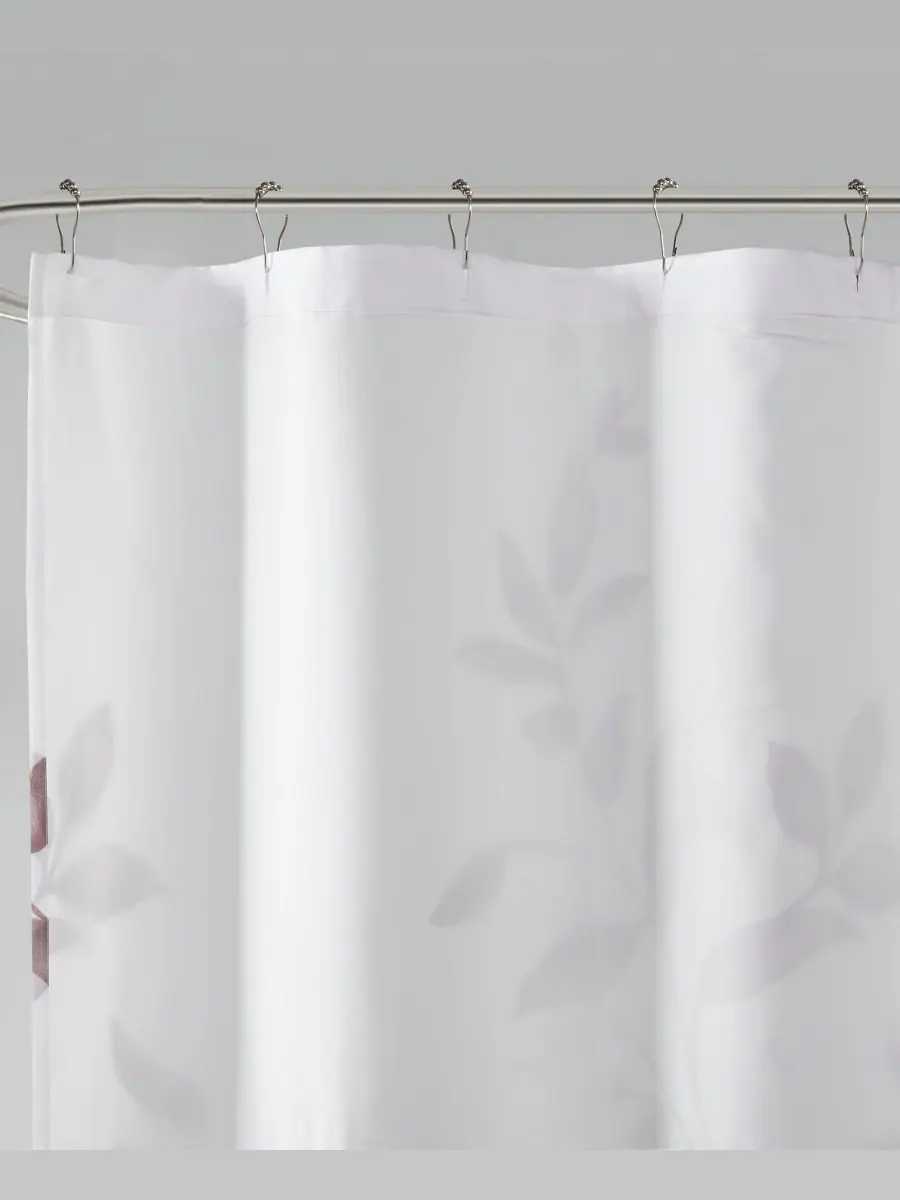Шторка для душа Cecily, 72" x 72" Madison Park, сиреневый — изображение 4 из 4, сирень