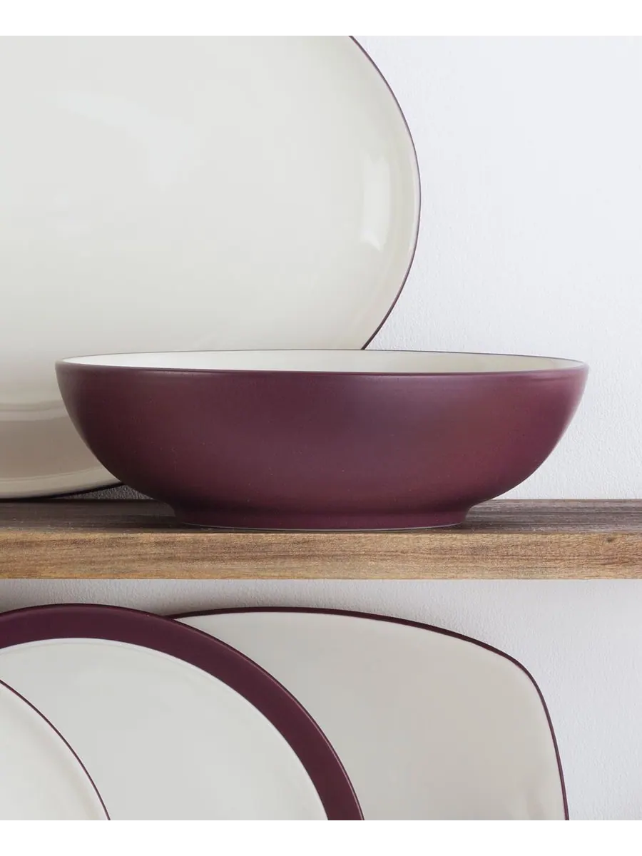 Круглая овощная миска Colorwave диаметром 9,5 дюймов, объемом 64 унции Noritake — изображение 6 из 10, бирюзовый