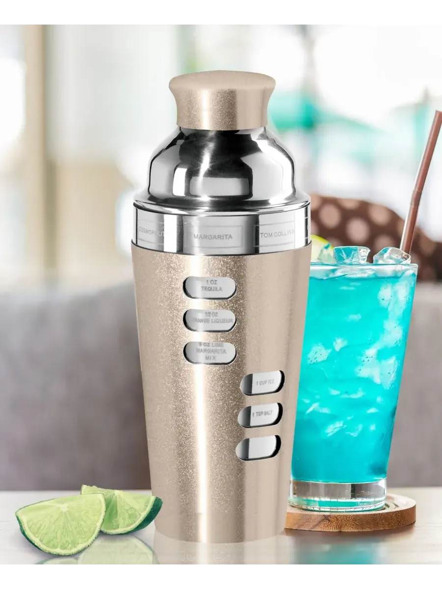 Коктейльный шейкер Dial a Drink из нержавеющей стали объемом 0,7 л Oggi, нержавеющая сталь — изображение 10 из 10