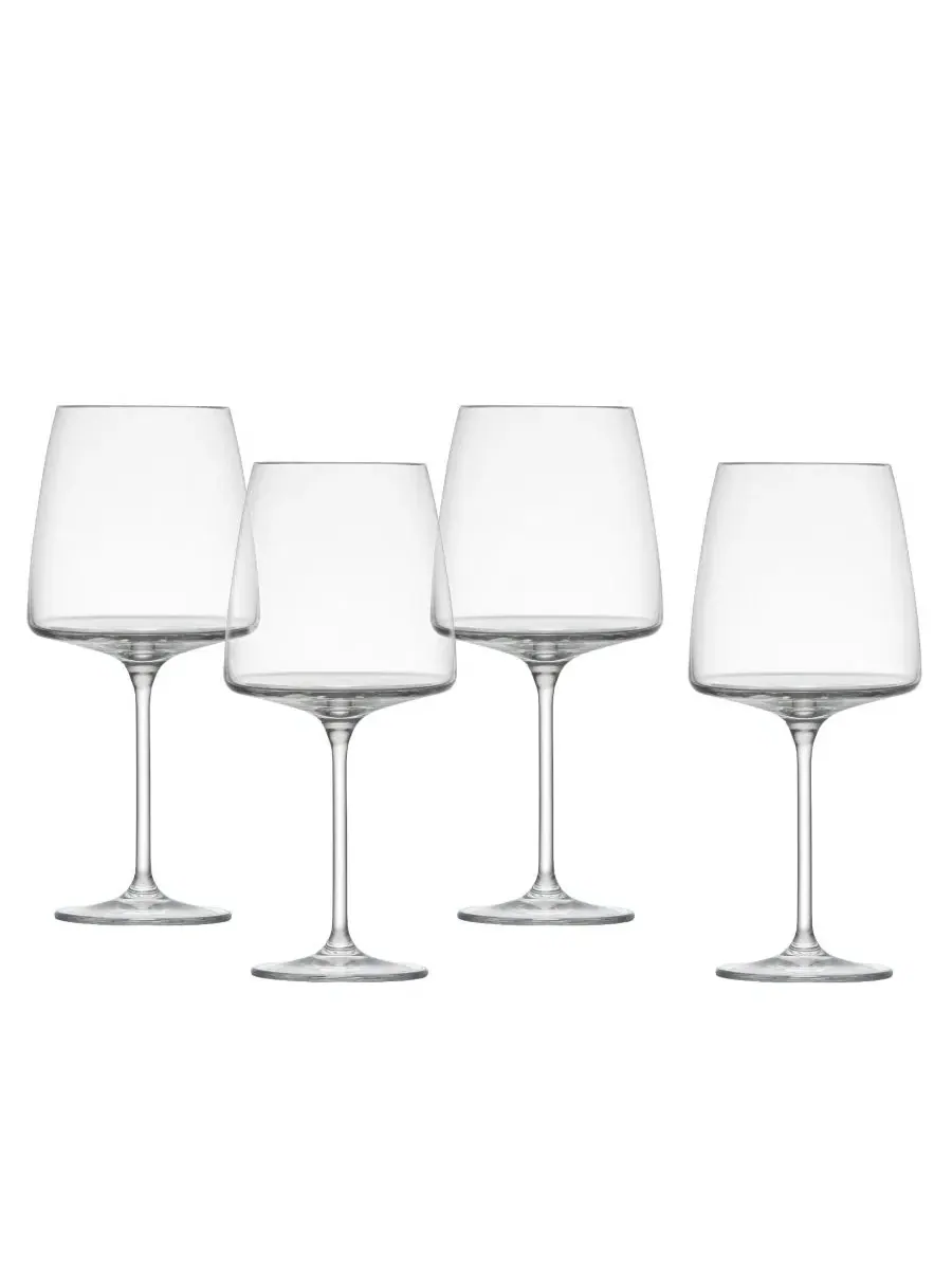 Набор из 4 бокалов для бордового вина Sensa Crystal Zwiesel Glas — прозрачный