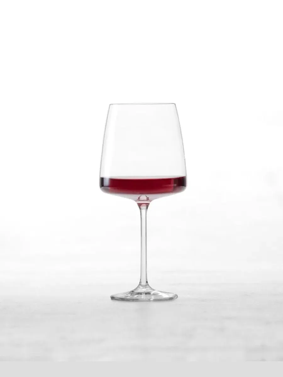 Набор из 4 бокалов для бордового вина Sensa Crystal Zwiesel Glas — изображение 3 из 10, прозрачный