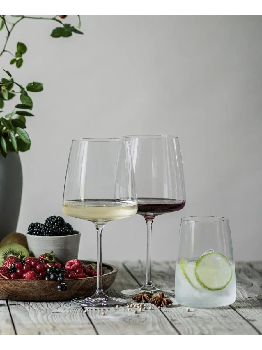 Набор из 4 бокалов для бордового вина Sensa Crystal Zwiesel Glas — изображение 8 из 10, прозрачный
