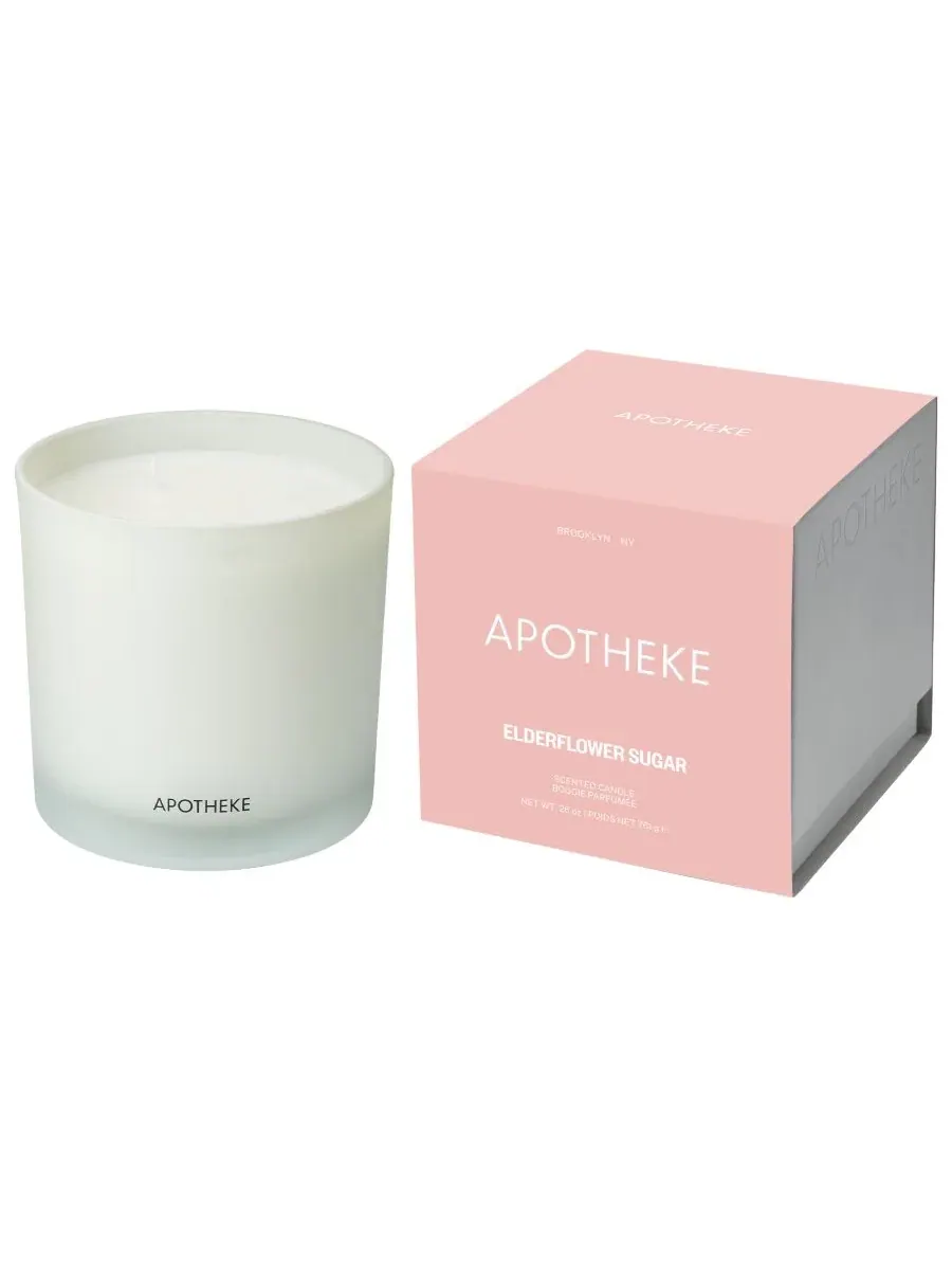Ароматическая свеча Elderflower Sugar с тремя фитилями, 737 г Apotheke