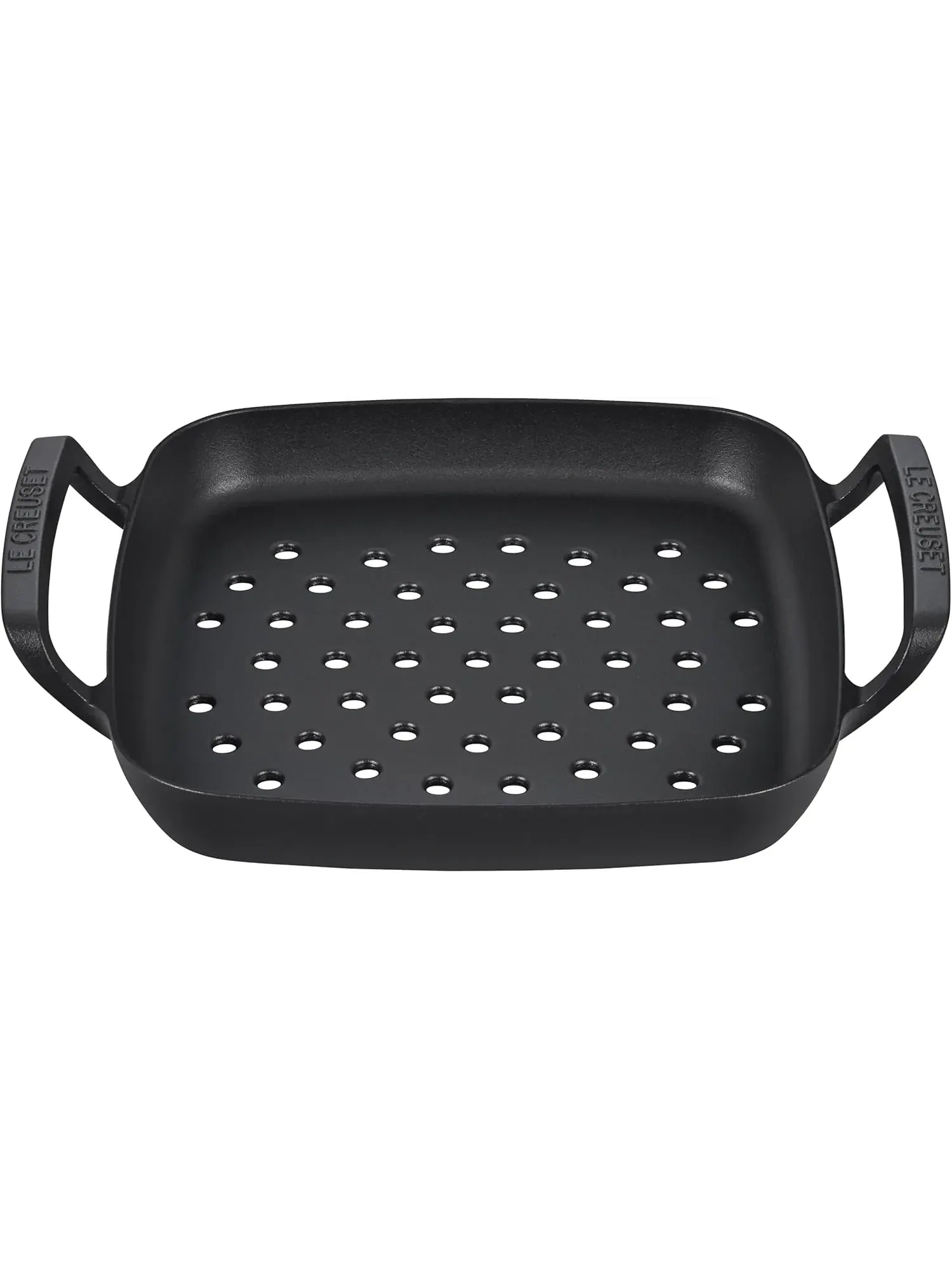 Квадратный гриль-короб (корзина) Le Creuset BBQ Outdoor Grill Basket Square, 30 см — черный