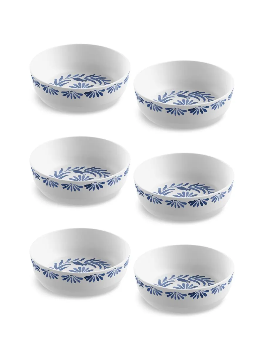 Набор из 6 обеденных мисок Azul Abode Homewares — изображение 1 из 2, синий