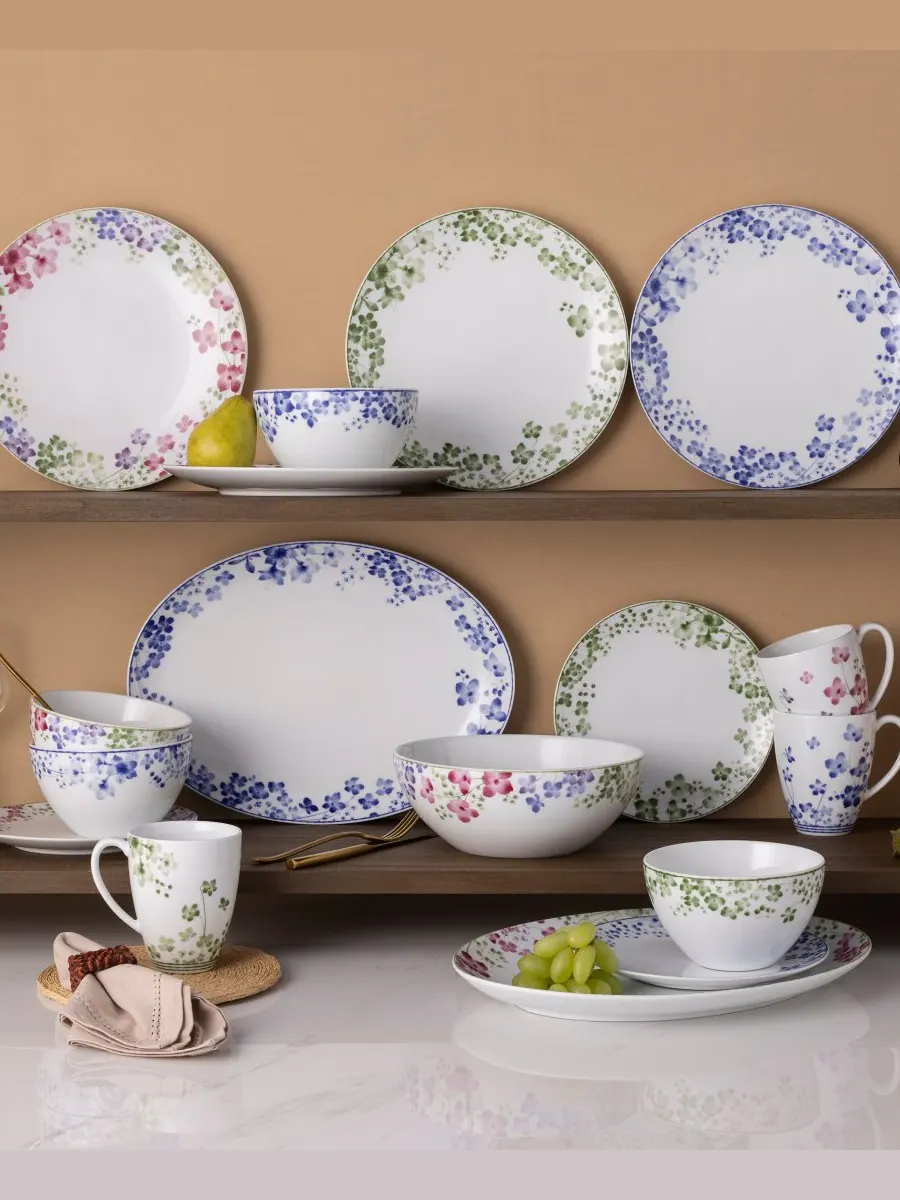 Набор из 4 хлопьев Bloomington Road (15 см), сервиз на 4 персоны Noritake — изображение 8 из 10, синий