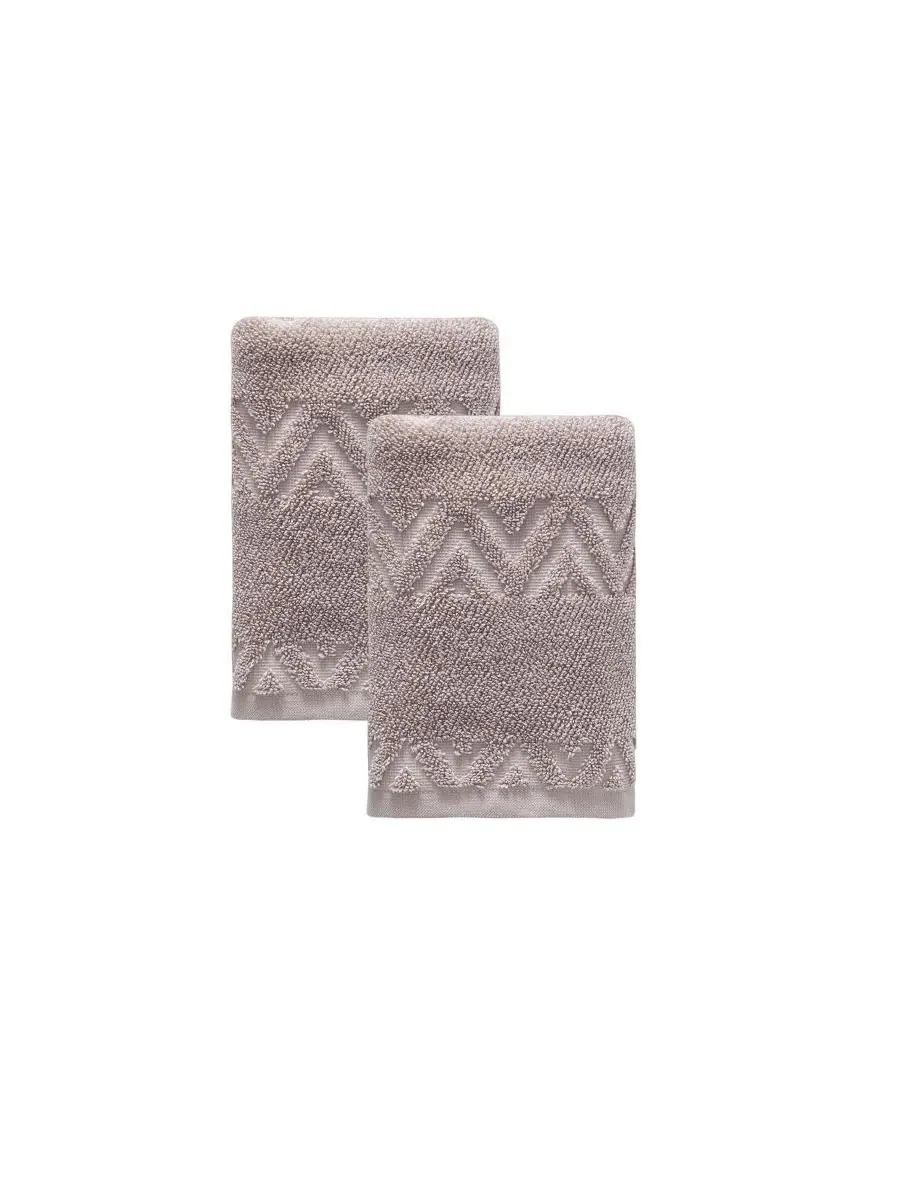 Роскошный набор из 2 полотенец для рук из турецкого хлопка sovrano collection. OZAN PREMIUM HOME