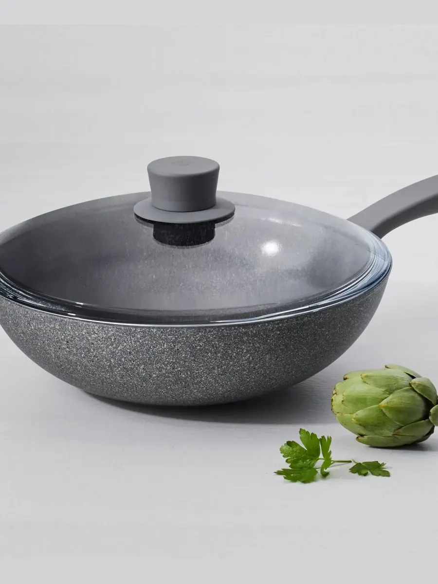 Сковорода-вок Zwilling Parma Plus Ceramic, 28 см — изображение 9 из 10, серый