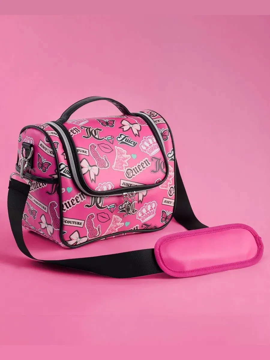 Термосумка-холодильник для обеда, 24 см Juicy Couture — изображение 8 из 8, розовый