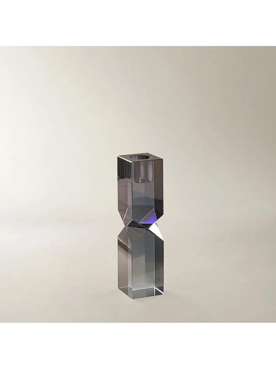 Подсвечник для свечи Mythos Taper Holder Z Gallerie — изображение 4 из 4, серый